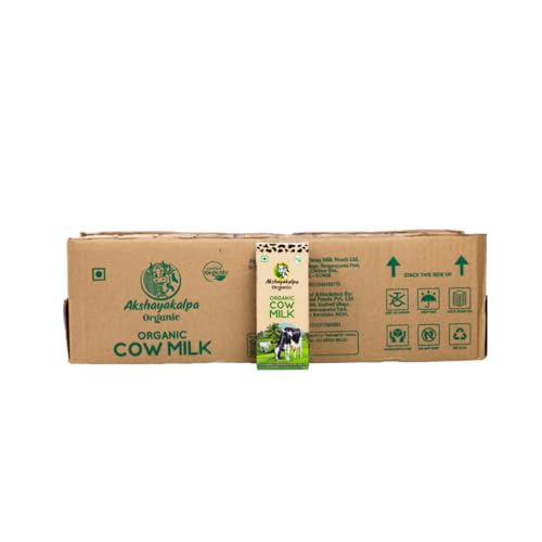 Image of Akshayakalpa Organic Cow Milk (UHT) Pack of 30 (200ml)