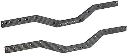 KYX Racing Carbon Fiber Frame Rail Set Upgrades Parts Accessories for 1/24 RC Crawler Car Axial SCX24 AXI90081