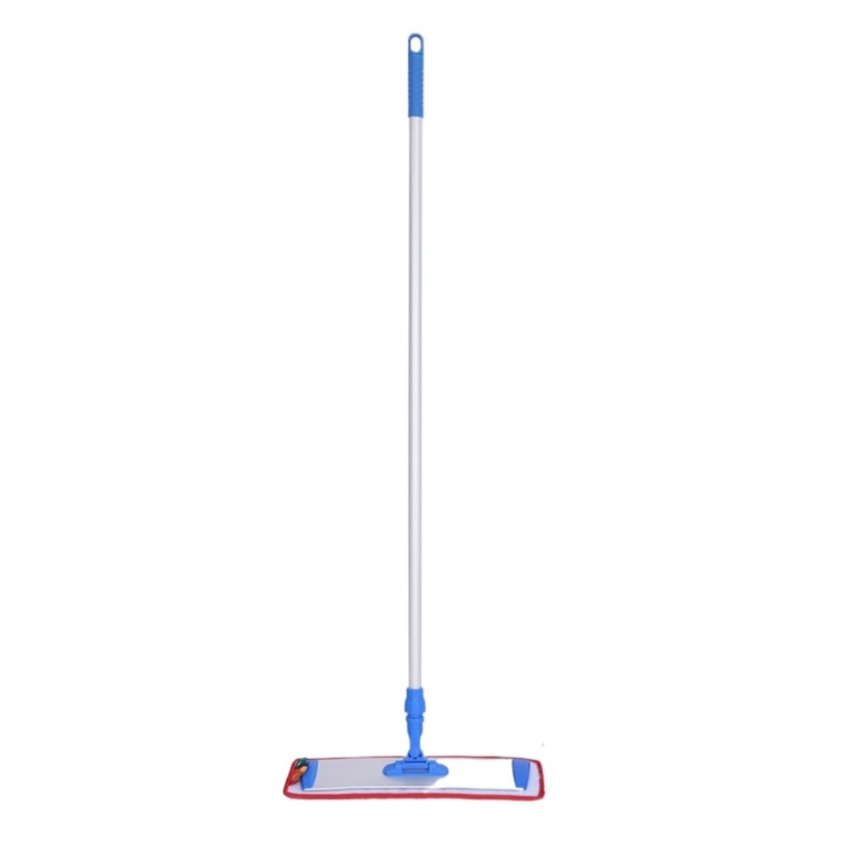 Fregona Herramientas De Limpieza For El Hogar En Hospitales, Trapeador Plano Fibra, For Pisos Baldosas del Limpieza Suelo(Rot,7 3/8)