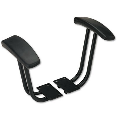 Fixed T-Arms for Interval and Essentia Series Chairs and Stools- Black