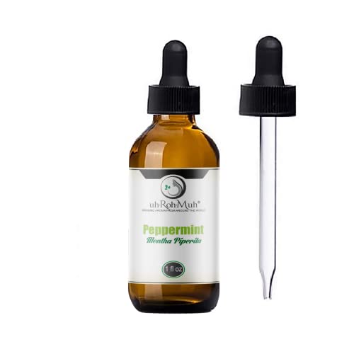 Aceite Esencial de Menta Piperita 1 fl oz con gotero miniatura 1