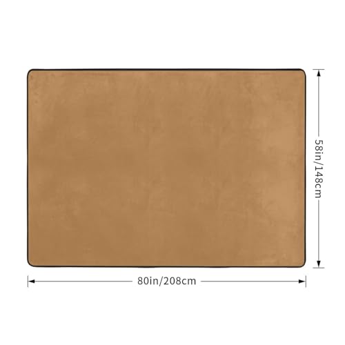 Tapis de sol en flanelle marron isolant et ultra doux - 4