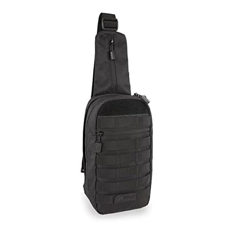 Highland Tactical Tactical Sling Bag, Black Cover