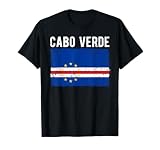 Cabo Verde Flag Men Women Sport Support Cabo Verde T-Shirt