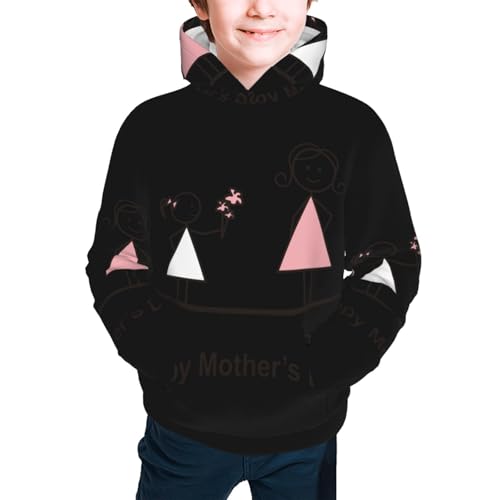 Happy Mother's day Kid Hoodies Boys Sweatshirts Girls Pullover with Pocket3