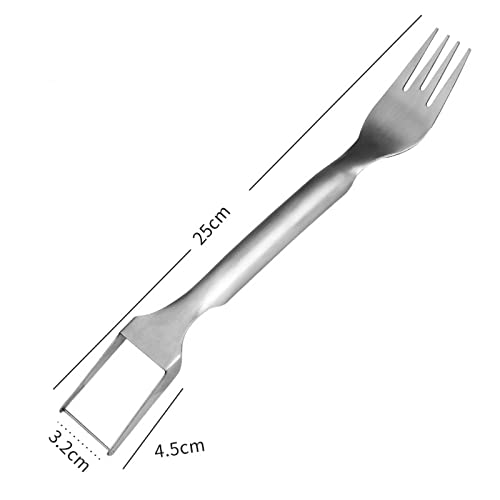Teonei Watermelon Slicer Cutter,Stainless Steel Watermelon Fork,Summer Watermelon Fruit Cutting Fork Tool,2 Pack #TOP2