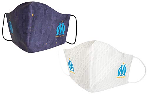  OLYMPIQUE DE MARSEILLE 2 x Masque Enfant Anti ...
