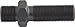 Allstar Performance ALL56167 End Stud for Torque Absorber
