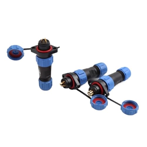Conector SP13 de aviación con brida de 2-9 pines y soldadura eléctrica SP13-6F impermeable IP68