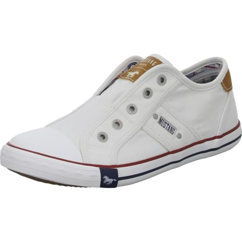 Mustang Femme 1099-401-1 Chaussons Doublé Chaud, Blanc...