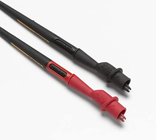 Fluke AC175 zestaw zacisków zaciskowych zabezpieczających gniazdo 2 mm CAT IV 600 V, CAT III 1000 V czerwony, czarny