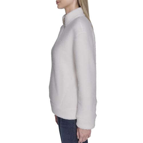 Image of Nautica Women's Mockneck Fleece Sweater Pullover