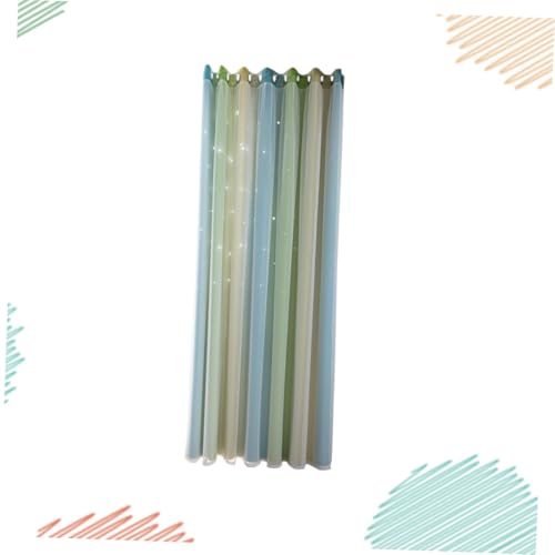 Rideau double couche étoile creuse vert pour déco salon - 8