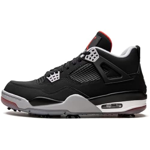 Jordan Mens Air 4 Golf CU9981 002 Bred - Size 10.5