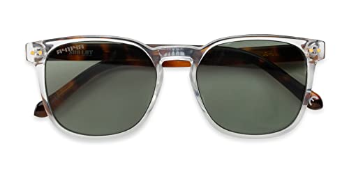 Foster Grant Sun Luv Be Smart Round Sunglasses, Crystal, 53mm (10261641.COM)2
