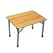 Camco 51895 Bamboo Folding Table with Aluminum Legs- Compact Design