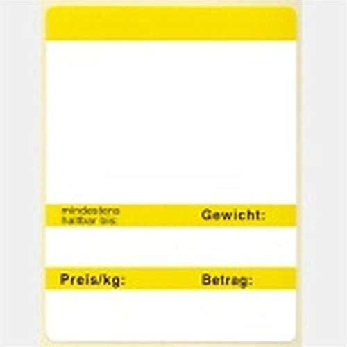 HKR-Welt Thermoetiketten für Mettler Toledo 46,8 x 62mm (20.400 Etiketten) 2-farbig