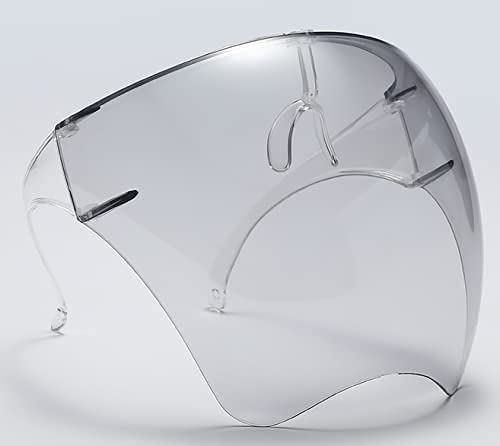 New Glasses Full Face Covering, Protective Face Shield Reusable Goggle Shield, Facial Protection and Mouth Shield, face covering Safety Face Shields face scarft with Glasses Frames 1pack
