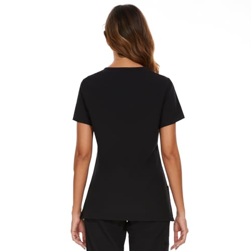 COZYFIT Scrub Tops for Woman - Soft Stretch, V-Neck Top Scrubs with 3 Pockets, Easy Care for Women3