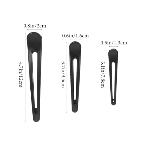 Pince cheveux noire creuse pour vos coiffures de bureau