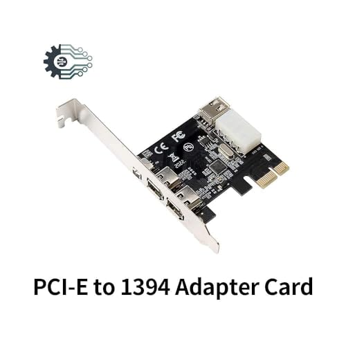 Image of BigPlayer PCIe Firewire 1394a Card - 3-Port IEEE 1394 Adapter for Video Capture, Audio Interface & DV Devices - Compatible with Windows 11 /10 /8 /7