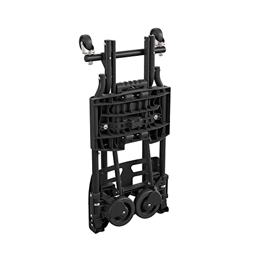 Cosco Shifter Folding Hand Truck/Cart - Heavy Duty Steel Frame, 300lbs Capacity, Black