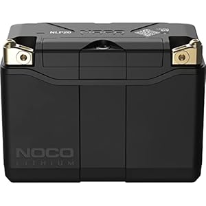 NOCO Lithium NLP20, Groupe 20, Batterie de Powersports au Lithium 600A, Batterie de Moto 12V 7Ah avec BMS Dynamique pour Motos, Quad et Scooters