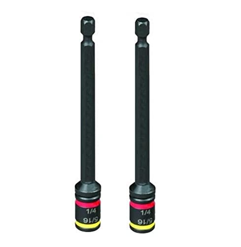 Image of Malco MSHMLC 4 in. C-RHEX Cleanable, Reversible Magnetic Hex Drivers (1 /4? and 5 /16?)- 2 pack