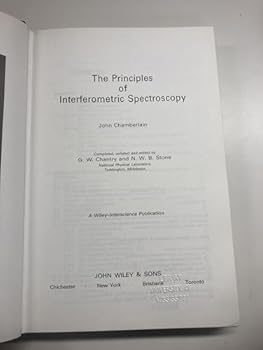 Paperback The Principles of Interferometric Spectroscopy Book