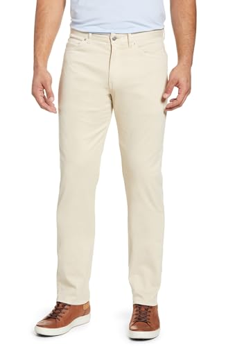 Sateen Five Pocket Pants in Sand by Peter Millar