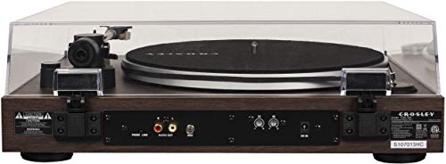 Crosley C8A-WA Tourne-disque 2 vitesses avec préampli intégré commutable Noyer - Les Beatles, Paul McCartney, John Lennon, RIngo Starr, George Harrison Crosley C8A-WA Tourne-disque 2 vitesses avec préampli intégré commutable Noyer – Image 6