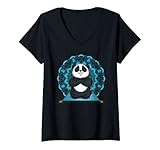 Photo Gallery donna funny panda yoga mandala spirituale meditazione chakra namaste maglietta con collo a v Photo Gallery donna funny panda yoga mandala spirituale meditazione chakra namaste maglietta con collo a v