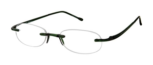 Scojo New York Gels Original Reading Glasses | 1.75x JADE | Readers for Men & Women | Stylish, Scratch-Resistant Lenses
