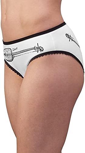 SpreadPassion Shamisen Panties, Shamisen Underwear, Briefs, Cotton Briefs, Funny Underwear, Panties For Women
