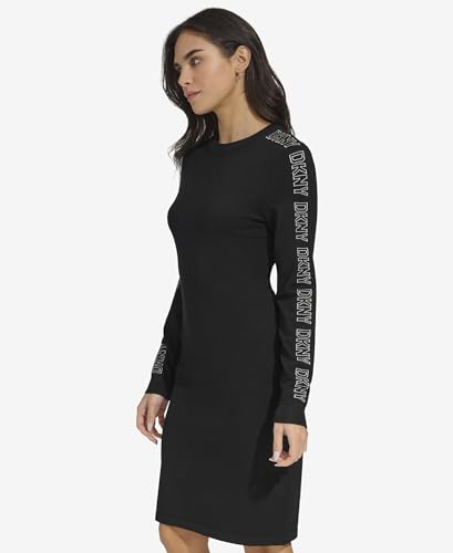 Dkny DD2GN711 Women'S Jewel Neck Sweater Logo Dress thumb #2