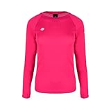 Izas - Camiseta Técnica para Mujer con Tecnología Dry Fit - Camiseta Deportiva Manga Larga con Hydrospeed Que Expulsa el Sudor a la Superficie y Mantiene Seca la Piel - Nelion Fucsia - Talla S