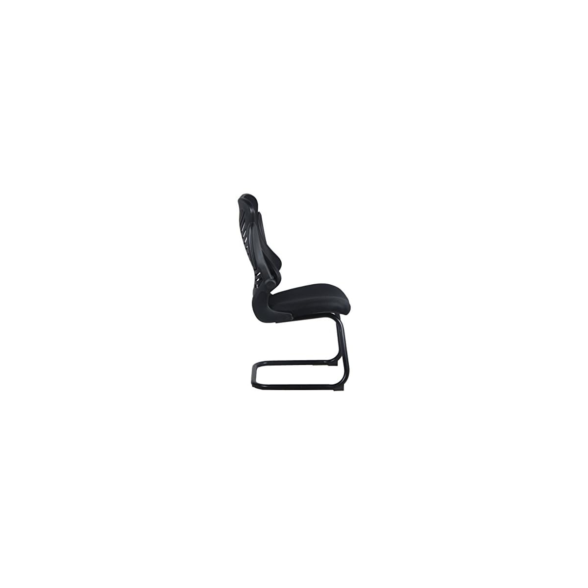 OFFICE FACTOR Reception Guest Chairs with Flip Up Arms Comfortable