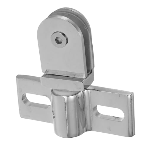 Vaguelly de Pivote para Puerta de Ducha de Vidrio Acero Inoxidable Reforzado Mecanismo Suave y Duradero Accesorios Completos para Instalación Fácil Compatible con Puertas de Mampara