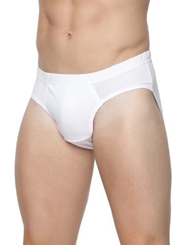 Image of RAMRAJ COTTON Solid Inner Elastic Brief for Men - Pack of 4