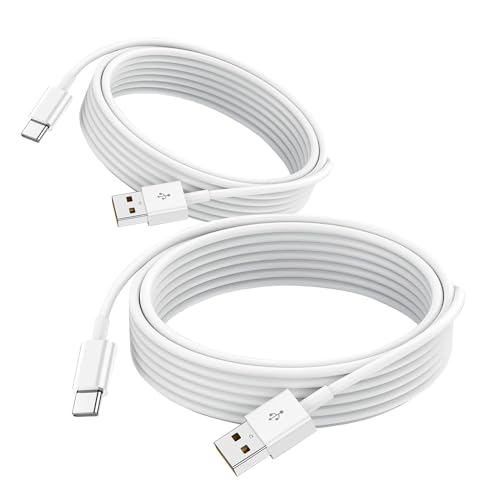 2 Pack Car Carplay Cable for iPhone 17 Air/15/16 16e 15 Pro Max 15 Plus USB A to USB Type C Data Cord,iPad 10th Gen, Samsung Galaxy Tab A7 A8 A9 S10+ S9 S8 S7 Note 10 S10,LG Phone Charger Charging