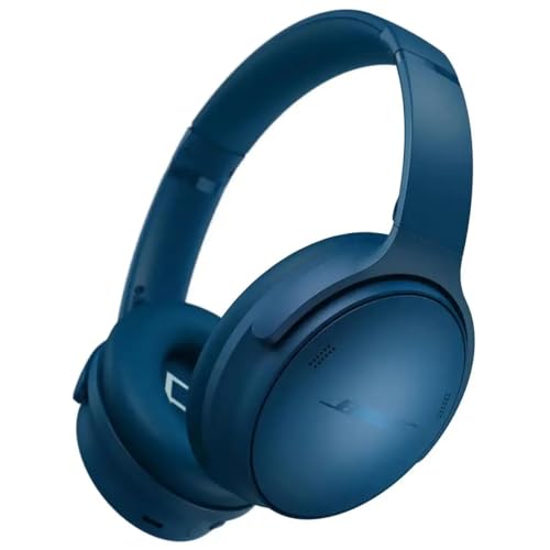 Image of Bose QuietComfort Bluetooth Headphones, Wireless Headphones with Active Over Ear Noise Cancelling and Mic, + Green Extreme 20W 2-Port Wall Charger & Stand (Twilight Blue)