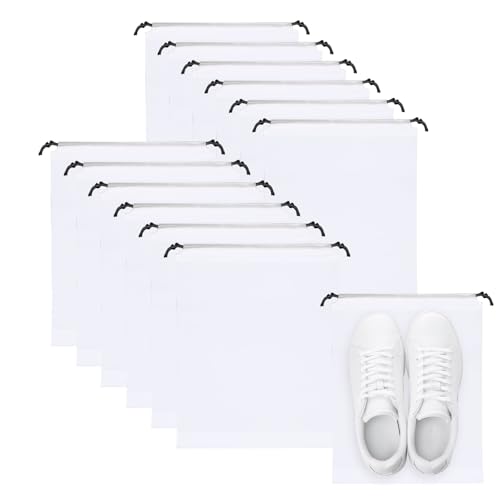 GAOHAN 12 Pcs Shoe Bags Travel Shoe Bags Multifunctional Waterproof Storage Bags Travel Storage Bag Dust Proof Bag for Cosmetic、Underwear、Home、Office