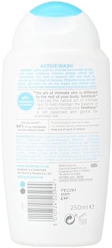 Femfresh Triple Action Deodorising Wash 250ml