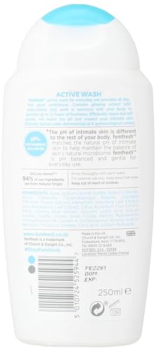 Femfresh Triple Action Deodorising Wash 250ml