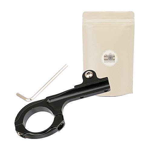 Adaptout Support Fixation Pince en Metal 32mm pour gopro ou Action cam sur Guidon Tige Selle vélo Moto Compatible système gopro Hero clé Allen fournie