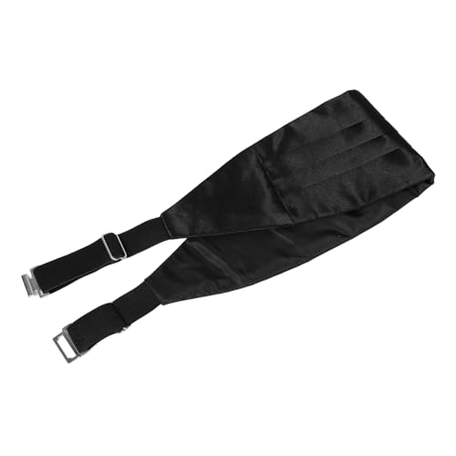 LIFKOME Adjustable Satin Cummerbund with Pretied Bow Tie Pocket Elegant Formal Belt for Weddings Evening Events and All Special Occasions