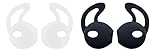 Earplus Earpod Cover for Apple EarPods - Secure Fit Grip Compatible with iPod touch nano, shuffle,iPhone 6 Earphone Earbuds Headphones - Perfect For Running Exercise Gym and Sports (1B+1W)