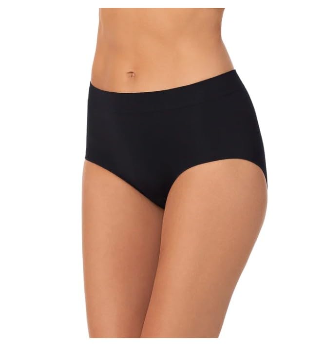 Image of 5Pk Seamless Brief Solid Black