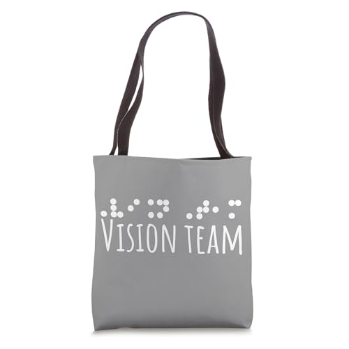 Vision Team PVI Visual Braille Unisex Men Women School Tote Bag