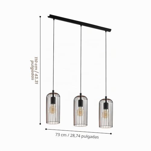 Lámpara colgante retro Eglo Roccamena para iluminar tu comedor con estilo 7